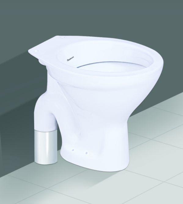 S Trap Floor Mounted European Water Closet