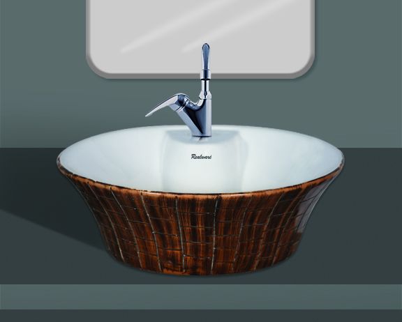 Wooden Mango Table Top Wash Basin