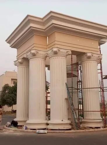 Carved GRC Column, for Buildings, Decoration, Feature : Durable, Easy To Place