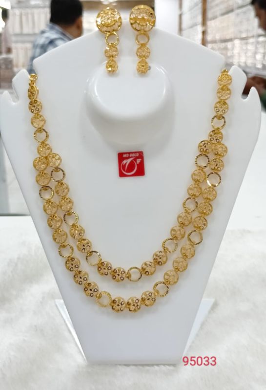 Ottoman Necklace set, Color : GOLD