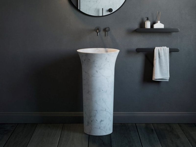 Polished Marble Wash Basin, for Home, Hotel, Office, Restaurant, Shape : Rectangular