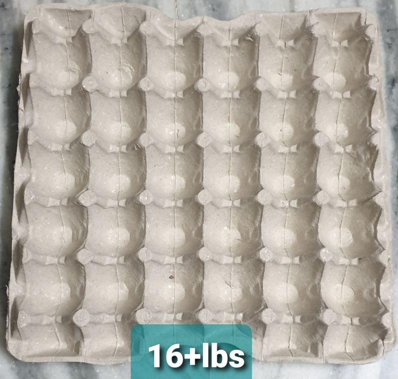SriVaishnavi 70-80 gms Paper Pulp Egg Tray, Size : 300 x300