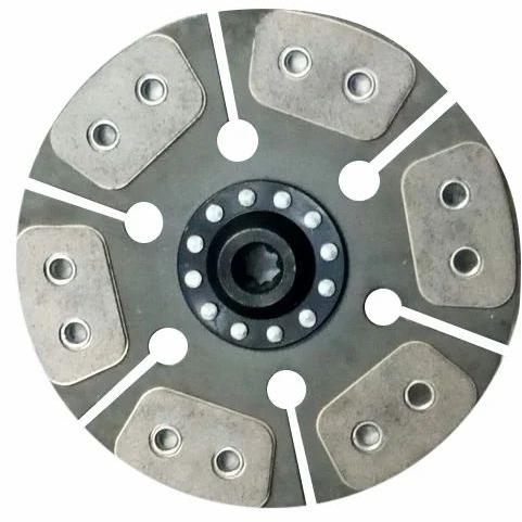 Silver Mild Steel Tractor Clutch Plate, for Truck Use, Shape : Round