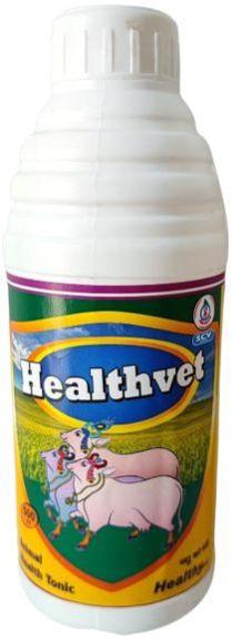Liquid Healthvet Health Tonic, for Animals Feed Veterinary, Packaging Type : Bottle