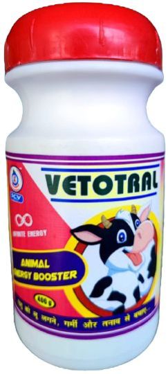 SCV Vetotral Energy Booster Powder, for Animals, Packaging Type : Bottles