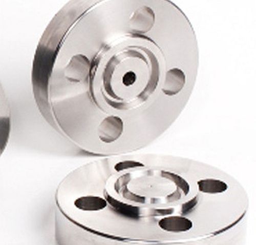 Silver ANSI class 150 to 2 Round Polished Plain Ring Type Joint Flange
