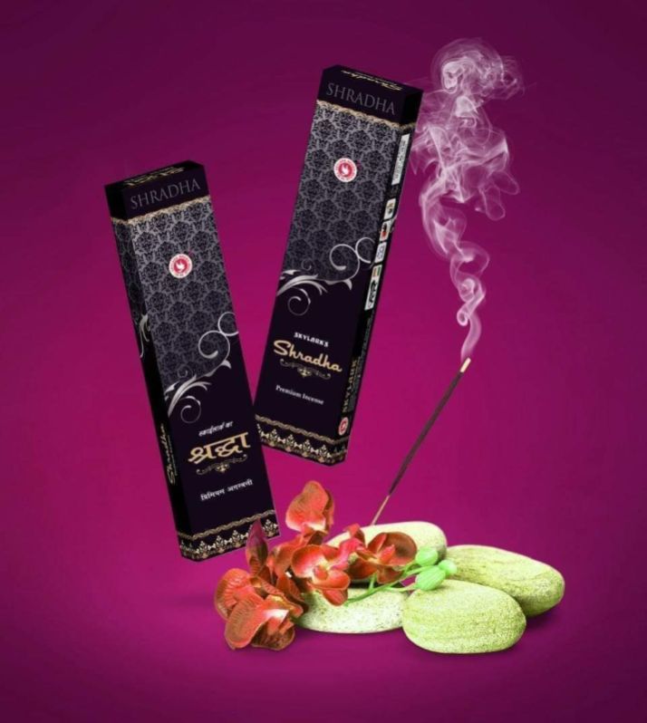Skylark Charcoal shradha incense sticks, for Pooja, Length : 8 inch