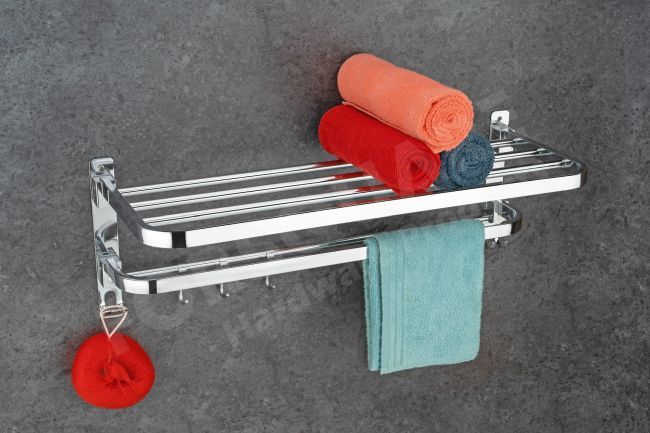 Royal Double Decker Towel Rack, for Bathroom Fitting, Feature : Anti Corrosive, High Quality, Shiny Look