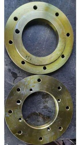 Round Mild Steel Threading Flanges, for Oil Industry, Size : 4 inch