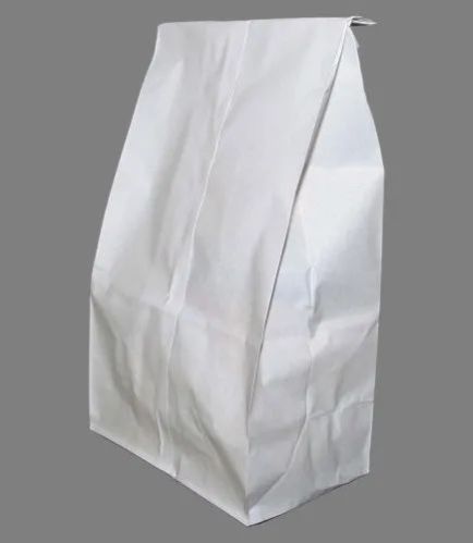 6 X 10 Inch White Kraft Paper Bag
