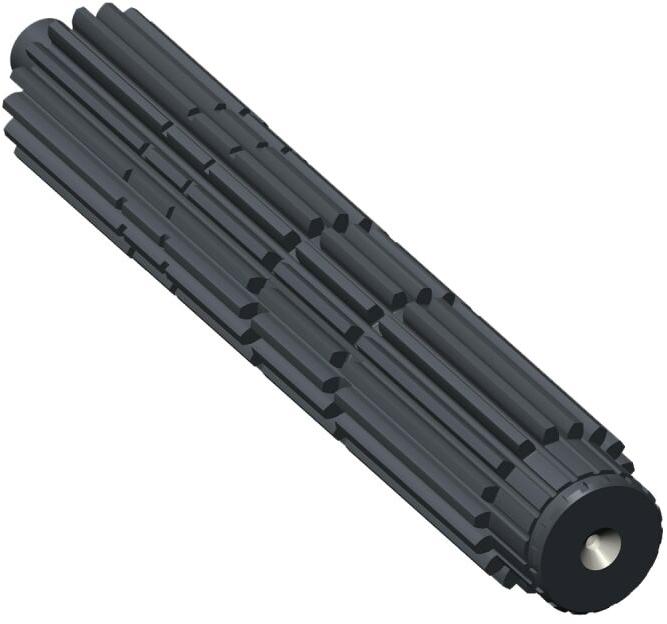 Oxytech Gears Round Cast Iron OT-501 Main Shaft, for Industrial Use, Color : Black, Grey