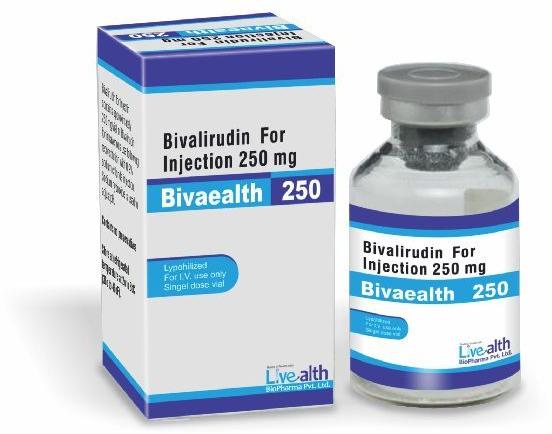 Bivalirudin 250 Mg Injection, Packaging Type : Glass Bottle