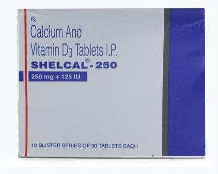 Calcium Carbonate Effervescent Tablet, for Clinic, Hospitals