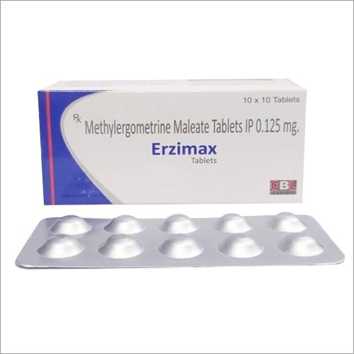 Methylergometrine Maleate Tablet, Packaging Type : Strips