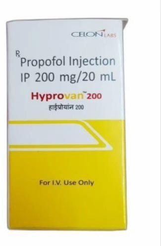Propofol Injection IP 200 Mg / 20 Ml