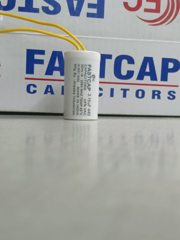 Fastcap Plastic Fan Capacitors, Size : 3.15