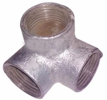 Galvanized Iron GI Three Way Elbow