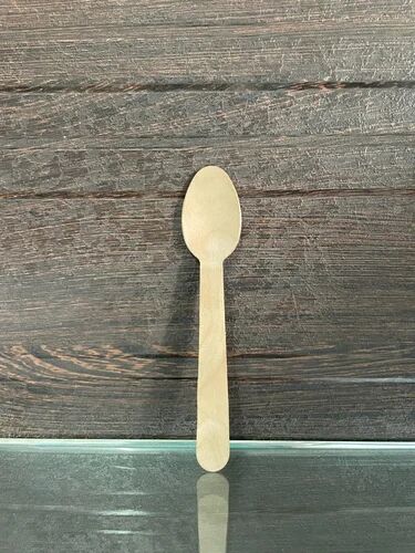 Disposable Wooden Spoon, For Home, Size : 140 Mm