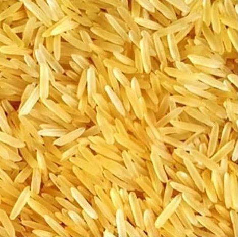 Soft Common Golden Sella Basmati Rice, for Food, Cooking, Cuisine Type : Indian