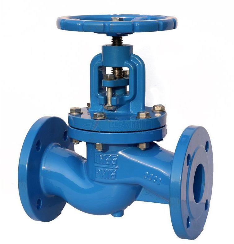 Coated Carbon Steel Globe Valve, Mounting Type : Vertical