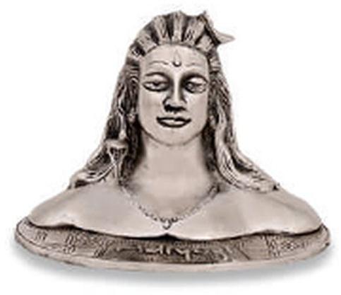 Plain Polished Adiyogi Shiva Statue, for Temple, Shop, Office, Home, Garden, Size : Multisizes