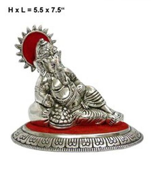 Silver Printed Big Masand Ganesha Statue