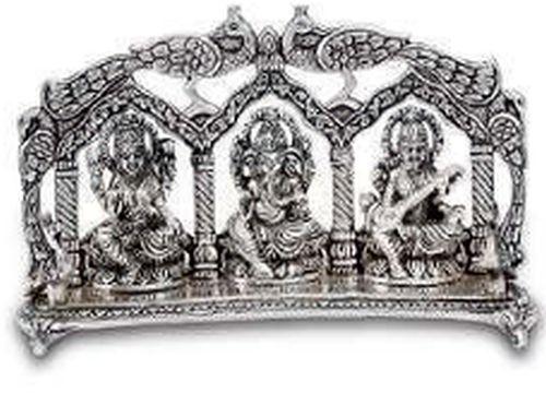 Plain Polished Laxmi Ganesha Saraswati Frame