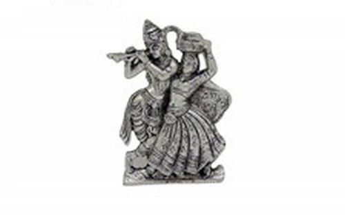 Radha Krishna Matki Hanging Statue, for Interior Decor, Office, Gifting, Garden, Religious Purpose