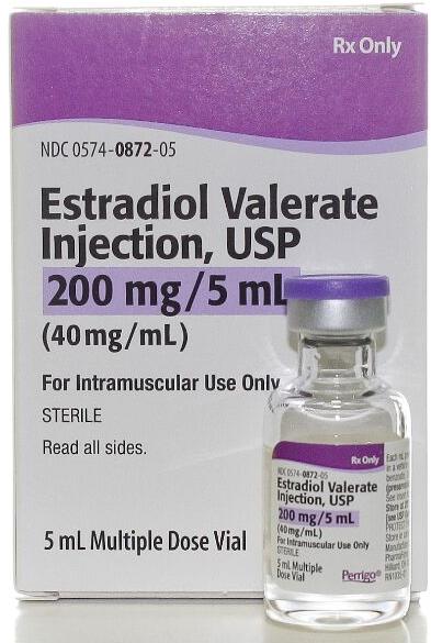 Estradiol valerate injection, Packaging Type : Box