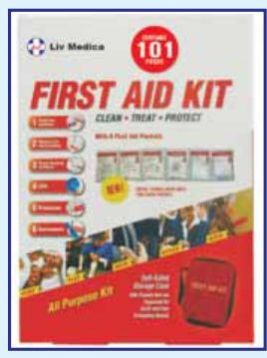 101 Piece Essential First Aid Kit