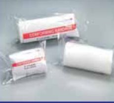 White Gauze Conforming Roll Bandage, for Clinical, Hospital