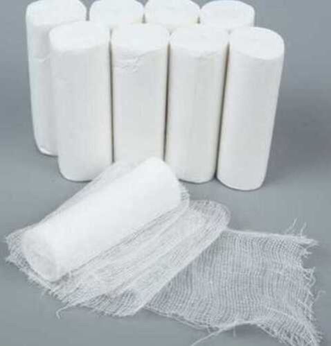 Cotton Soft Dressing Bandage, for Hospital, Color : White