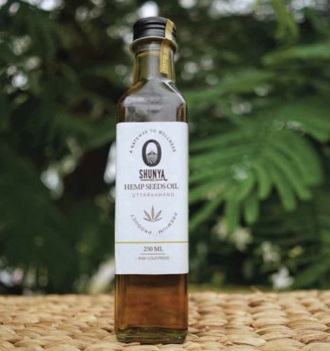 Shunya India hemp seed oil, Shelf Life : 24 Month