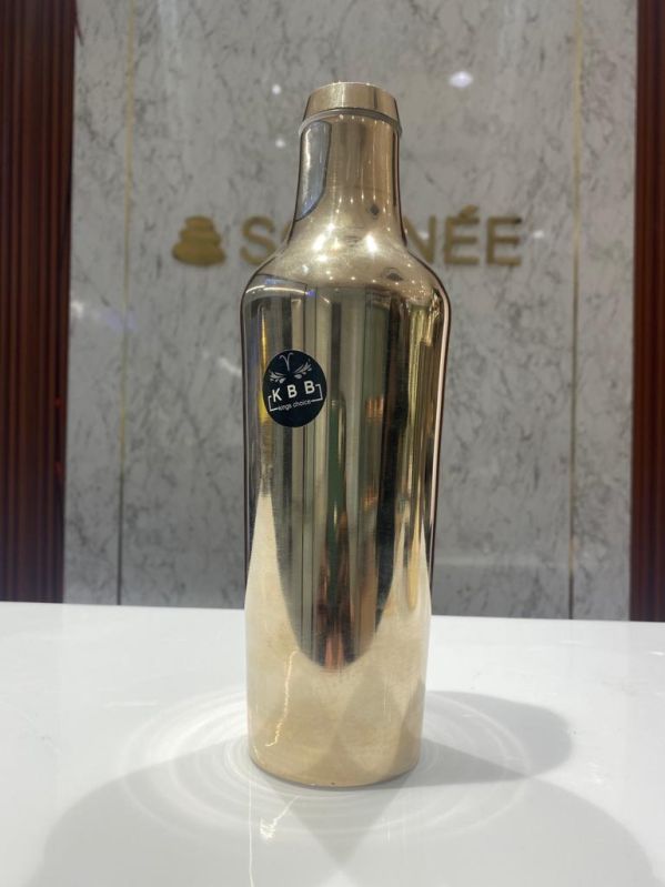 Golden Bronze Water Bottle, for Drinking Purpose, Capacity : 1L