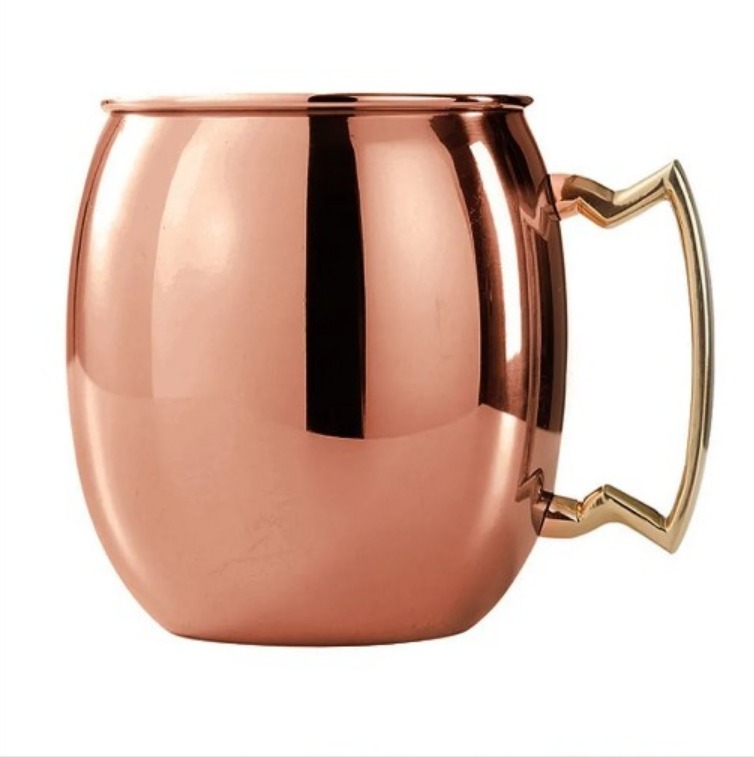 Cooper Pure Copper Mug, Packaging Type : Box