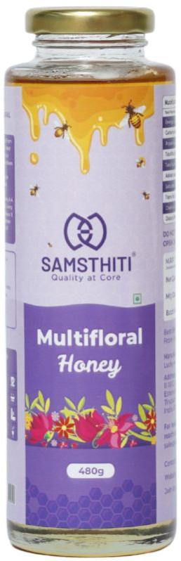 Multifloral honey, for Foods, Gifting, Medicines, Personal, Packaging Type : Glass Bottle