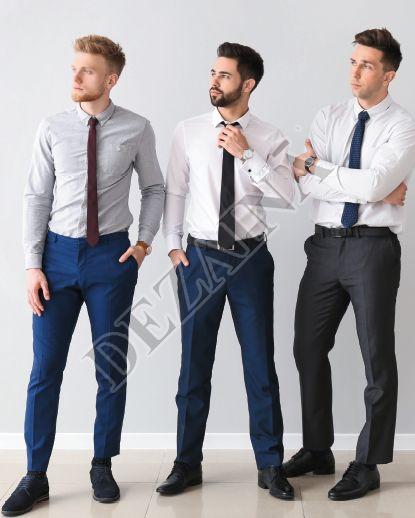 Regular Fit Mens Cotton Pant, for Impeccable Finish, Easily Washable, Comfortable, Pattern : Plain