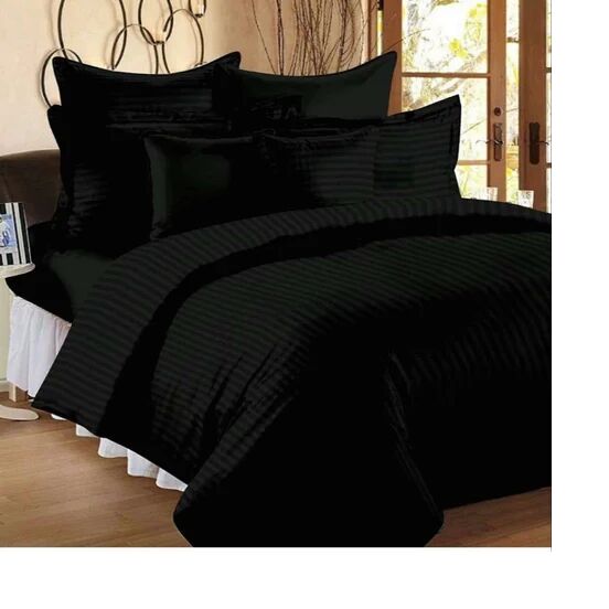 Satin Strip Bed Sheet, Size : King Size