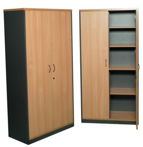 Polished Wooden Office Almirah, Structure Type : Fully Assembled