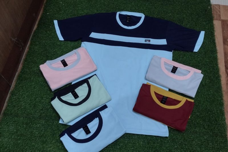 Hosiery Knitted casual polo t-shirts, Packaging Type : Poly Bag
