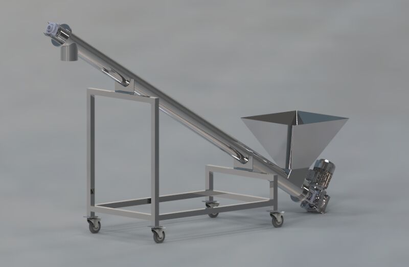 M.S./S.S. Screw Conveyor System, for Conveying