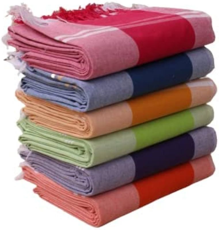 Rectangle Cotton Towels, For Home, Hotel, Size : Standard