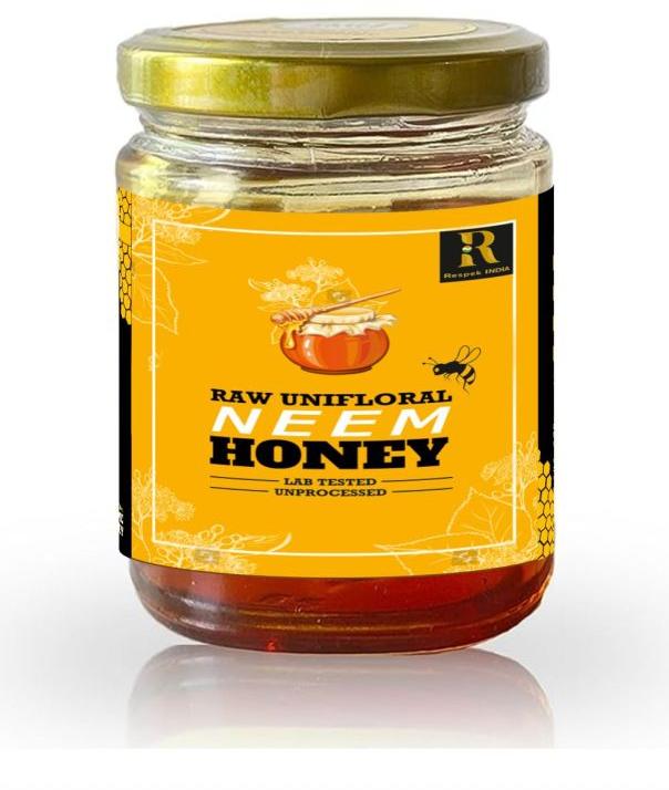Orange Liquid Neem Honey, for Foods, Taste : Sweet