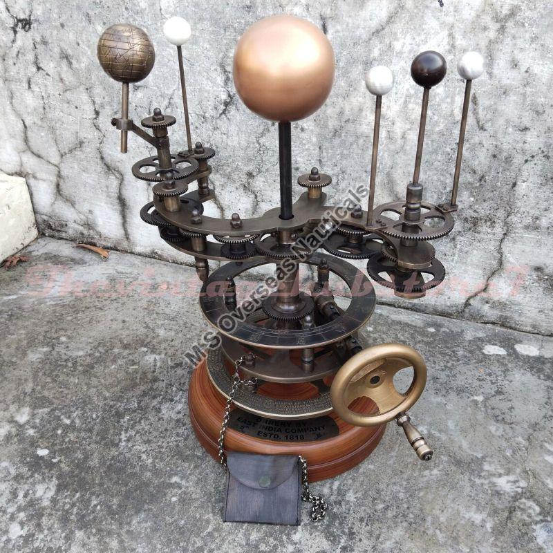 BRASS 18 INCH ORRERY SOLAR SYSTEM