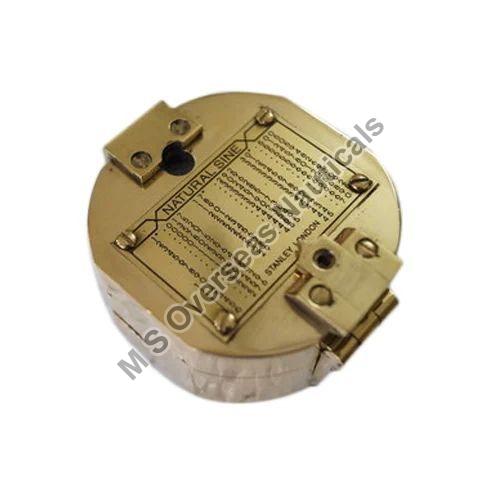 Polished Brass Geological Brunton Compass, for Promotional Work, Direction Tracking, Ship, Packaging Type : Box