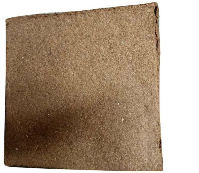 Brown Rectangular Cocopeat Blocks, For Agriculture Use, Form : Solid