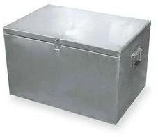 Plain 42X24 Inch Steel Trunk, Feature : Accurate Dimension, Attractive Designs, Quality Tested