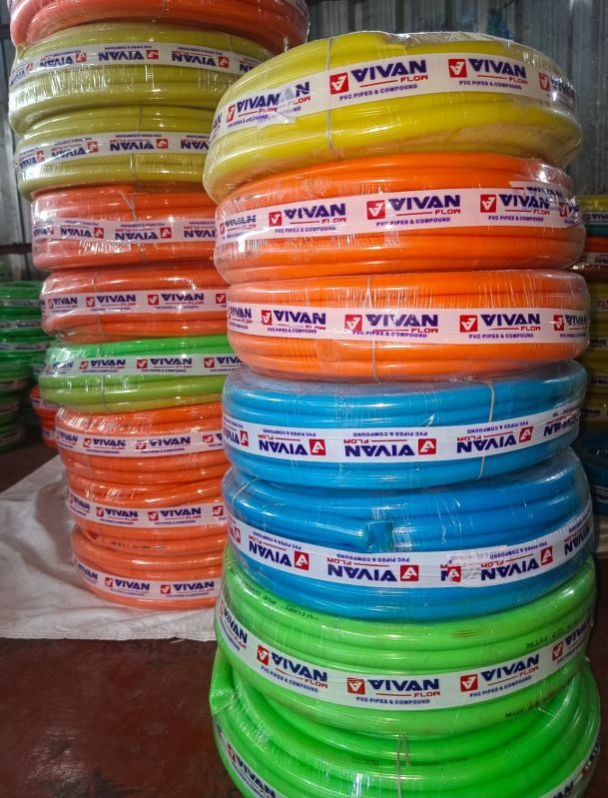 Round Pvc Multi Colour Regular Pipe, for Water Supply Industrial Use, Length : 50