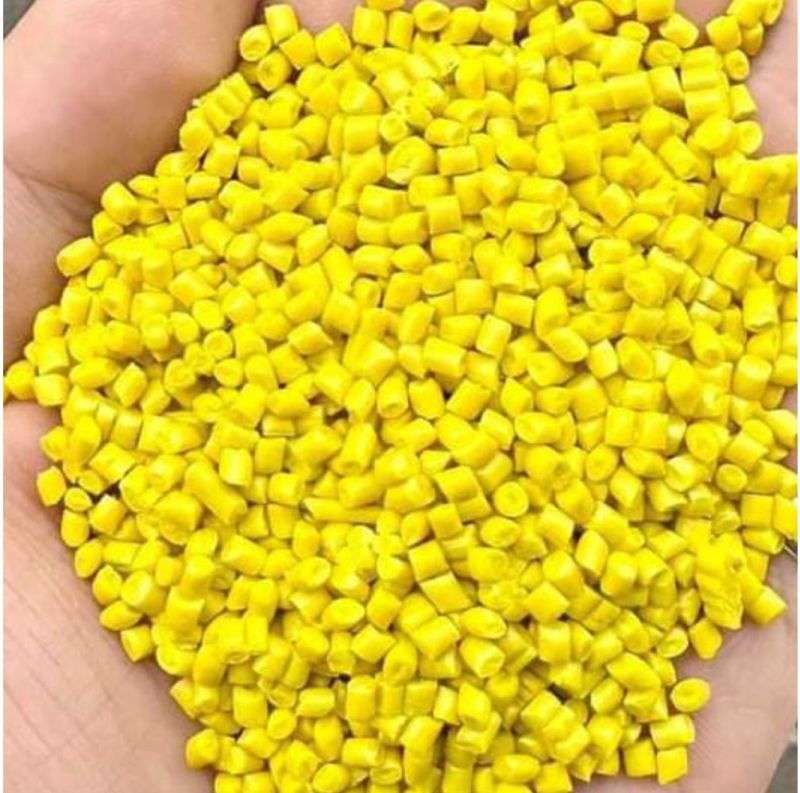 Yellow PVC Granule, for Blow Moulding, Blown Films, Injection Moulding, Pipes, Packaging Type : Plastic Bag