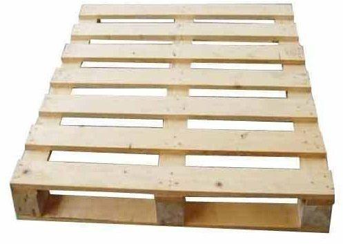 Brown Rectangular Polished Two Way Wooden Pallets, Size : Standard